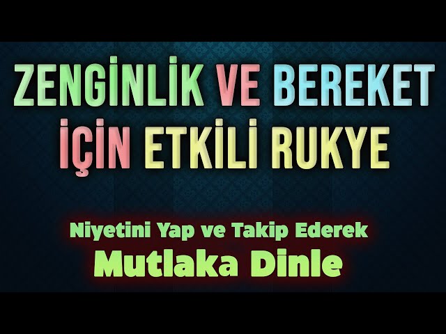 Bereket ve Zenginlik İçin Okunması Gereken Dualar