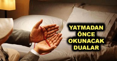 yatmadan-once-okunacak-dualar