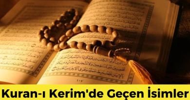 kuran-i-kerim'de-gecen-isimler