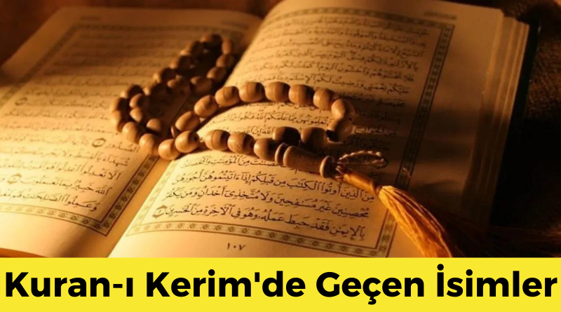 kuran-i-kerim'de-gecen-isimler